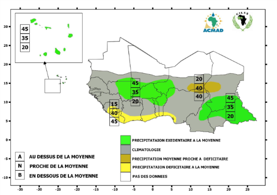 Saison des pluies 2019 : les prévisions pour les pays du Sahel