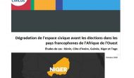 Niger: menaces immédiates et urgentes pesant sur l’espace civique du pays.
