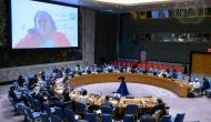 La Coordinatrice  d’APAISE – NIGER, Mme Rabia Djibo Magagi face aux membres  du conseil  de sécurité des Nations Unies